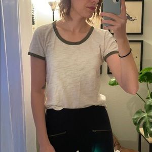 ABLE 100% Cotton Ringer Tee